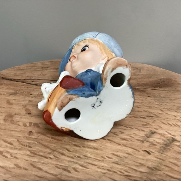 Vintage - Homco # 1439 - Porcelain Boy with Dog Figurine - Excellent - Picture 7 of 11